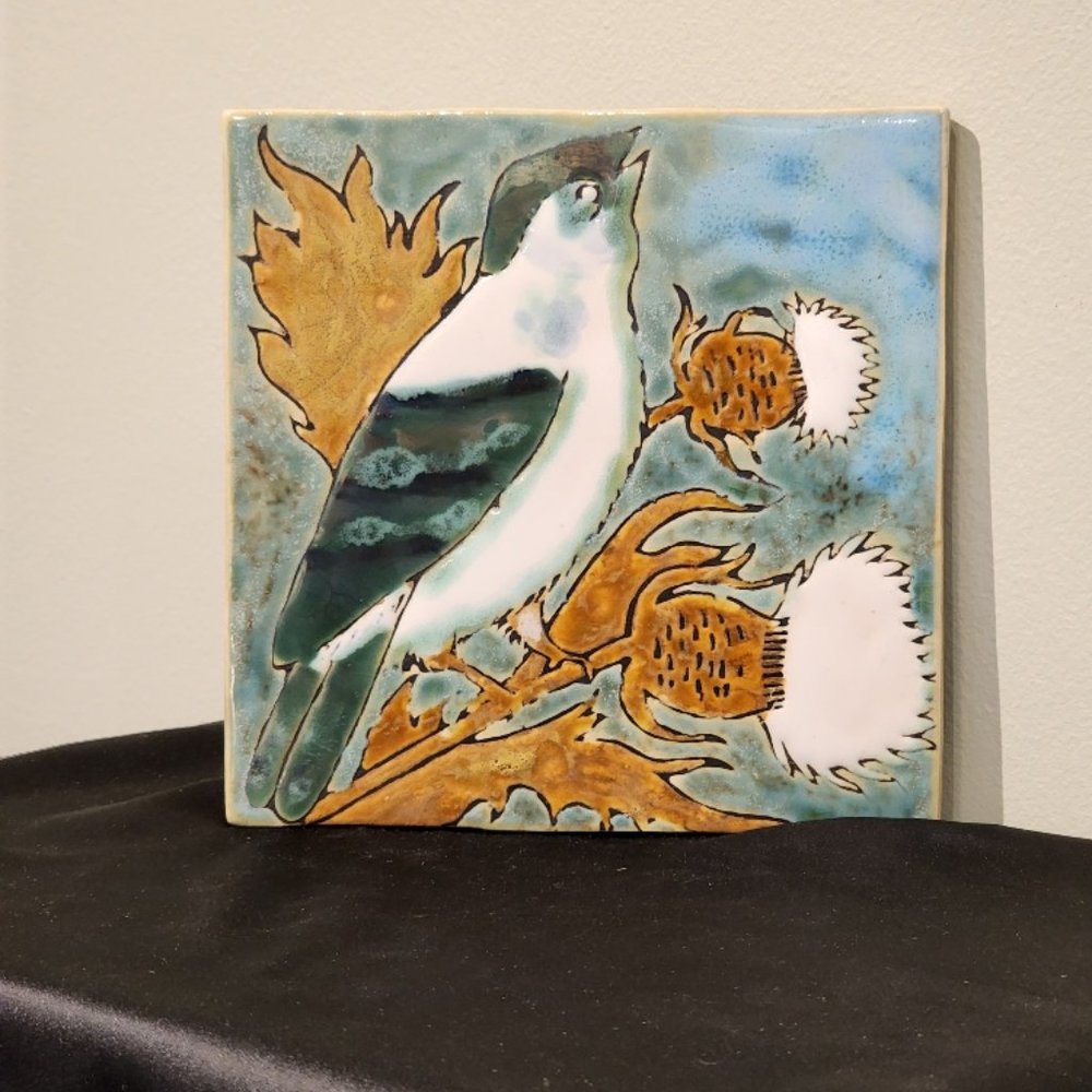 Vintage Bird Tile #2